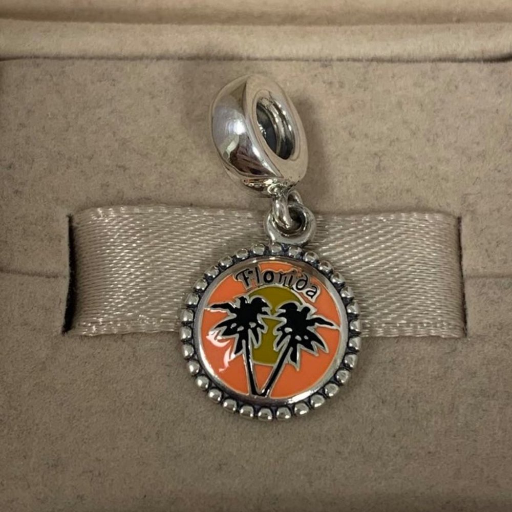 Pandora Florida Travel Location City Dangle Charm